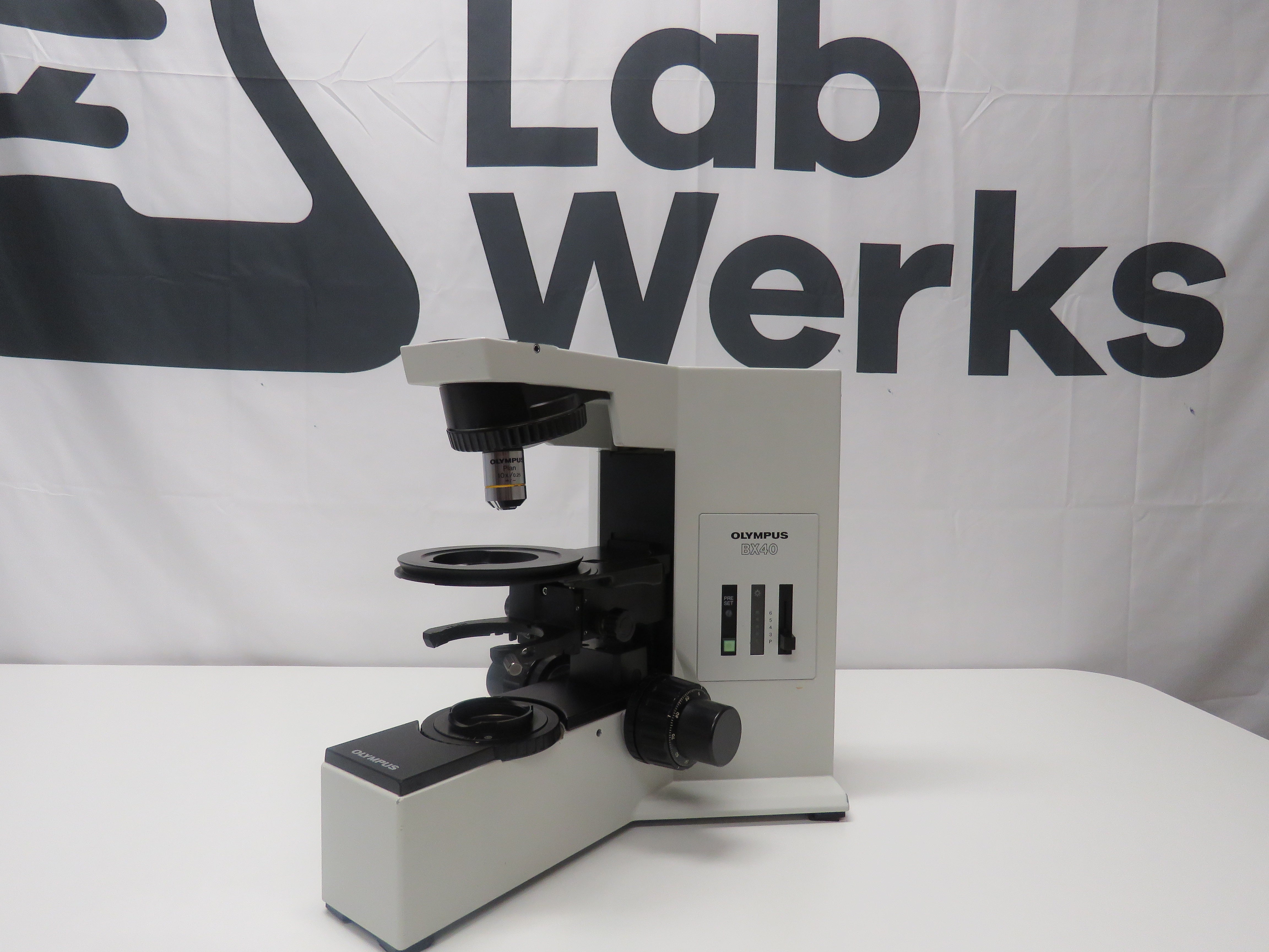 Olympus BX40F Microscope Body with 1 objective - PARTS OR REPAIR ...