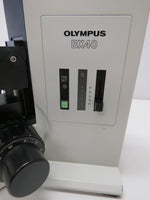 Olympus BX40F Microscope Body with 1 objective - PARTS OR REPAIR