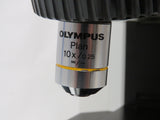 Olympus BX40F Microscope Body with 1 objective - PARTS OR REPAIR