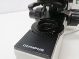 Olympus BX40F Microscope Body with 1 objective - PARTS OR REPAIR