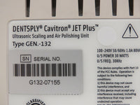 Dentsply Cavitron Jet Plus Dental Scaling & Air Polishing Unit Gen-132 w/ Wi-Fi Pedal