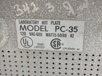 Corning PC-35 Lab Hot Plate 6" x 7"  w/ Variable Temp 120V - TESTED to 895F !