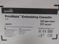 Epredia Thermo PrintMate Embedding Cassette LIDS WHITE Loose - 14 BOXES