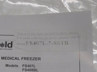 Accucold FS407L-7-SSTB Stainless Medical Freezer - Slim 20" Undercounter Fit - GREAT