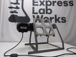 Industrial grade Lab Vessel Bottle Rotator with Bodine Gear Motor 12.5" x 12" platform