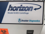 Drucker Horizon 653ES Easy Spin 12 Centrifuge w/ ROTOR - Excellent Only 388 Runs!