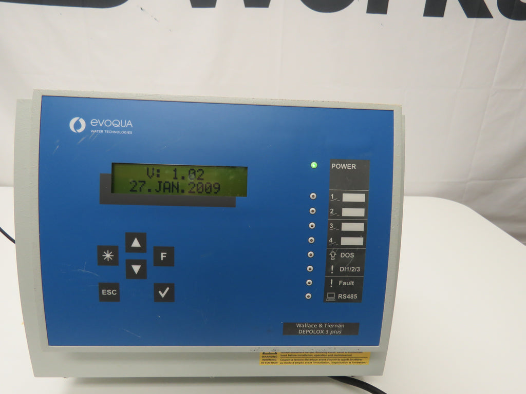 Wallace Control Panel Evoqua Wallace & Tiernan Depolox 3 Plus Chlorine Analyzer Control Pane ...