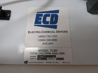 ELECTRO CHEMICAL DEVICES TC80 Total Chlorine Analyzer w/ T80 Transmitter