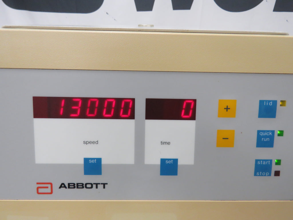 Abbott X SYSTEMS 3531 Fixed Speed 13,000 RPM Centrifuge w/ Rotor - Tes ...