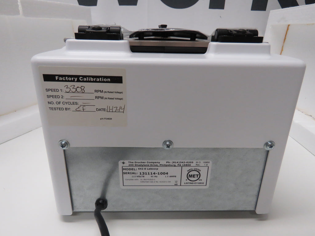 NEW - Drucker Horizon 642E 3400 RPM Single-Speed Electronic Benchtop C ...