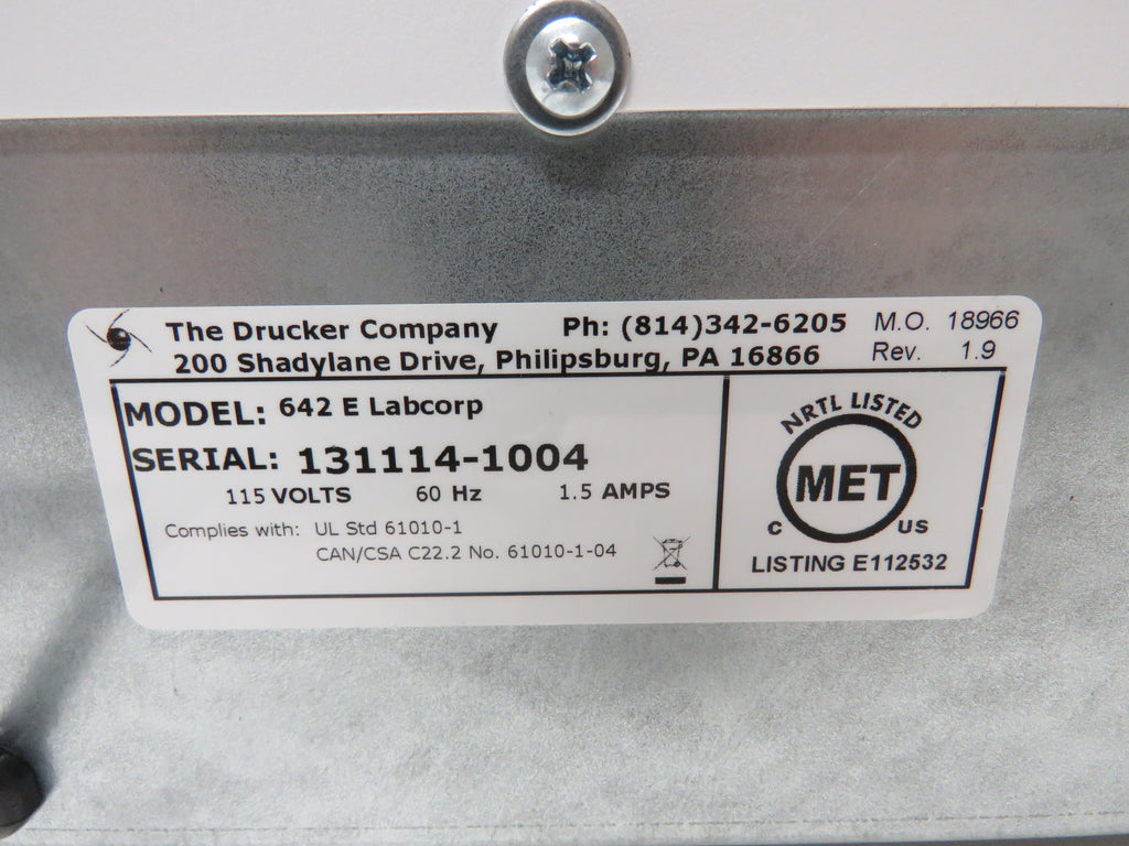 NEW - Drucker Horizon 642E 3400 RPM Single-Speed Electronic Benchtop C ...