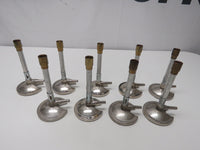 Lot of 9 HUMBOLDT Bunsen Burner: Natural, 800 to 1200 BTU Output Barb Size 7/16"