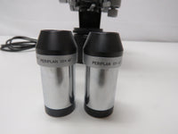Vintage Ernst Leitz Wetzlar Binocular Head Microscope w/ 100x 40x 10x Objectives