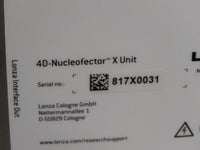 Lonza 4D-Nucleofector X Unit, Core Unit and LV Unit - Sold with warranty