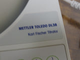 METTLER TOLEDO DL38, VOLUMETRIC KARL FISHER TITRATOR - 2023 PM