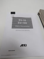 A&D SV-10 VIBRO Tuning Fork Viscometer 0.3 to 10,000 mPa Stand, Accessories