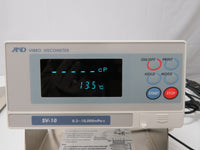 A&D SV-10 VIBRO Tuning Fork Viscometer 0.3 to 10,000 mPa Stand, Accessories