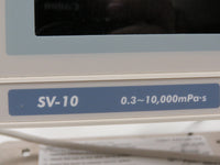 A&D SV-10 VIBRO Tuning Fork Viscometer 0.3 to 10,000 mPa Stand, Accessories