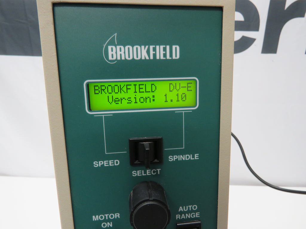 Brookfield LVDVE115 Low-range viscometer, 115 VAC with Laboratory Stan ...