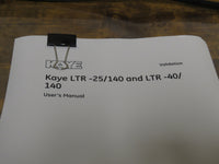 Kaye LTR-140 Dry Block Thermocouple Sensor Calibrator -25C-140C 2024 CALIBRATION #3