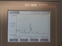 Shimadzu UV-1800 Double Beam UV/Visible Scanning Spectrophotometer - Tested