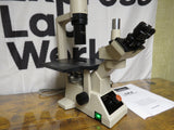 Olympus Microscope CK2 Inverted PC Microscope w/ 4 Objectives