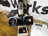 Olympus Microscope CK2 Inverted PC Microscope w/ 4 Objectives