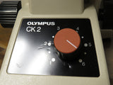 Olympus Microscope CK2 Inverted PC Microscope w/ 4 Objectives