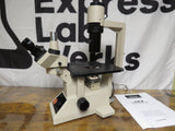 Olympus Microscope CK2 Inverted PC Microscope w/ 4 Objectives