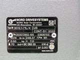 2022 Nord Drive Systems Motor SK71L/4 CUS Gearbox SK 9012.1-71L/4 CUS