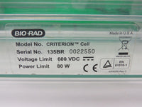 Bio Rad Criterion Cell 135BR Electrophoresis Cell 600 VDC, 80 Watt
