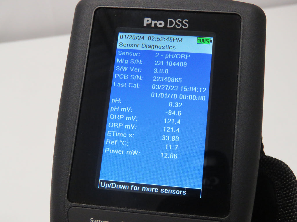 Dss Pro Sample Screen YSI Pro DSS Multiparameter Water Quality 4 Port Digital Sampling Syste ...