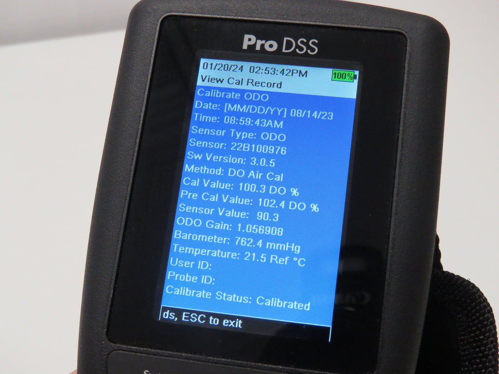 Dss Pro Sample Screen YSI Pro DSS Multiparameter Water Quality 4 Port Digital Sampling Syste ...