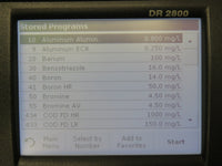 2014 Hach DR 2800 Portable Spectrophotometer with Power Supply
