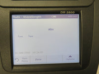2014 Hach DR 2800 Portable Spectrophotometer with Power Supply