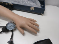 NASCO LifeForm Blood Pressure Simulator LF1095 Manikin Training Arm & Case