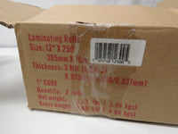 GBC Eagle 35 Hot Roll 12" Laminator with Extra Rolls of Laminate and Manual