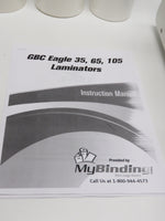 GBC Eagle 35 Hot Roll 12" Laminator with Extra Rolls of Laminate and Manual