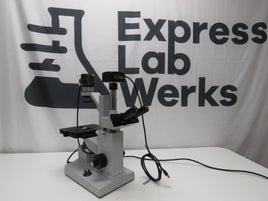 AmScope IN200 Series Inverted Biological Trinocular Compound Microscope 50W Halogen 10MP USB 3.0 C-mount Camera