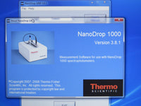 Thermo NanoDrop ND-1000 UV/Vis Spectrophotometer w/ Laptop & USB cable - Warranty