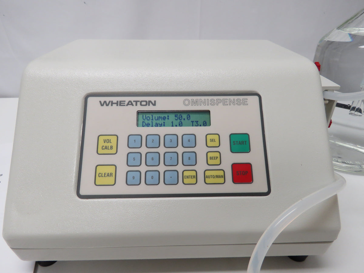 Wheaton Unispense Peristaltic Pump Liquid Dispenser - Dispense Volume ...