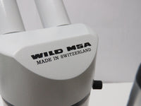 Wild Heerbrugg M5A Binocular Stereo Inspection Microscope w/ Stand - Great Condition!