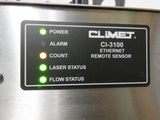 2020 Climet CI-3100 Particle Counter Ethernet Remote Sensor Model CI-3100-21-1-4-6