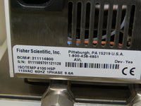 Fisher Scientific Isotemp 4100 H5P Open Heated PPO Water Bath Circulator 95C 5L 120 Volts - Great Shape!