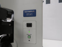 Olympus BX41TF Microscope U-TBI-CLI Tilting Binocular Head, 3 objectives