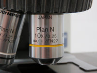 Olympus BX41TF Microscope U-TBI-CLI Tilting Binocular Head, 3 objectives