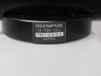 Olympus BX41TF Microscope U-TBI-CLI Tilting Binocular Head, 3 objectives