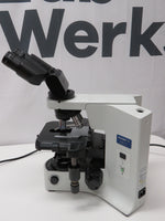 Olympus BX41TF Microscope U-TBI-CLI Tilting Binocular Head, 3 objectives