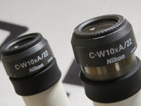 Nikon SMZ-800 Inspection Microscope Stereo head w/ C-W10xA/22 optics 1X WD70