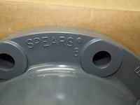 SPEARS 851-080 Flange: 8 in Fitting Pipe Size, Schedule 80, Socket, 150 psi, Gray